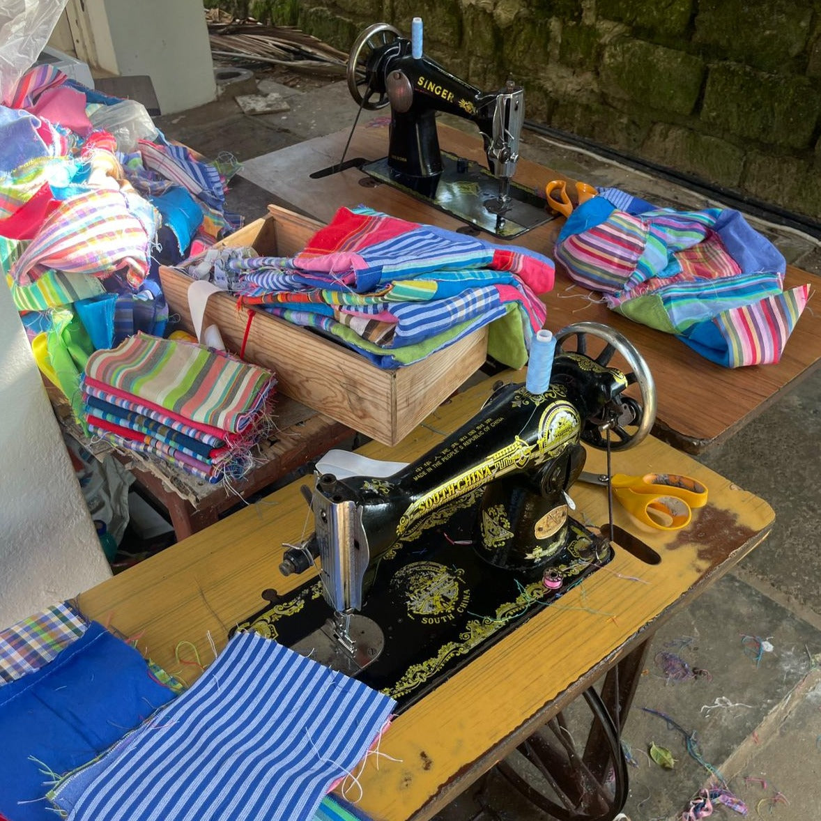 Kikoy Patchwork Pull-ons