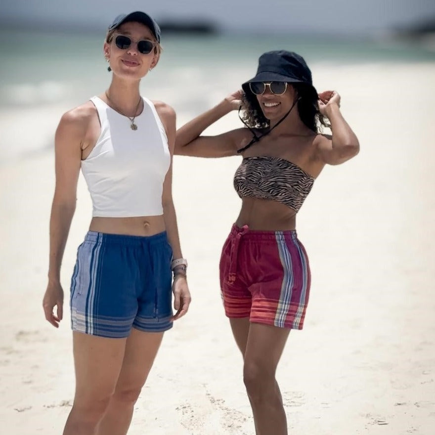 Ladies Kikoy Summer Shorts