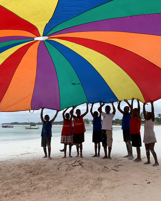 Volunteers pitch in and create