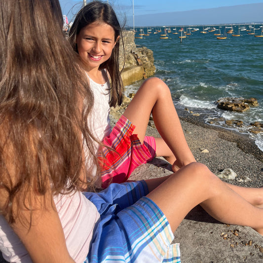 Children's Kikoy Beach Shorts