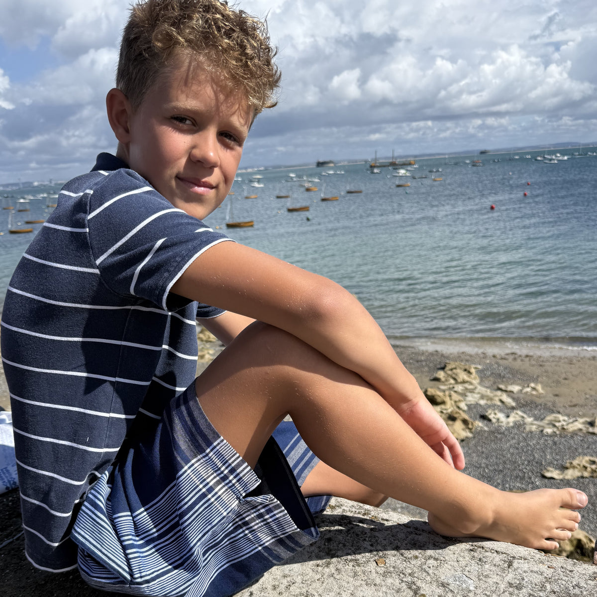 Children's Kikoy Beach Shorts