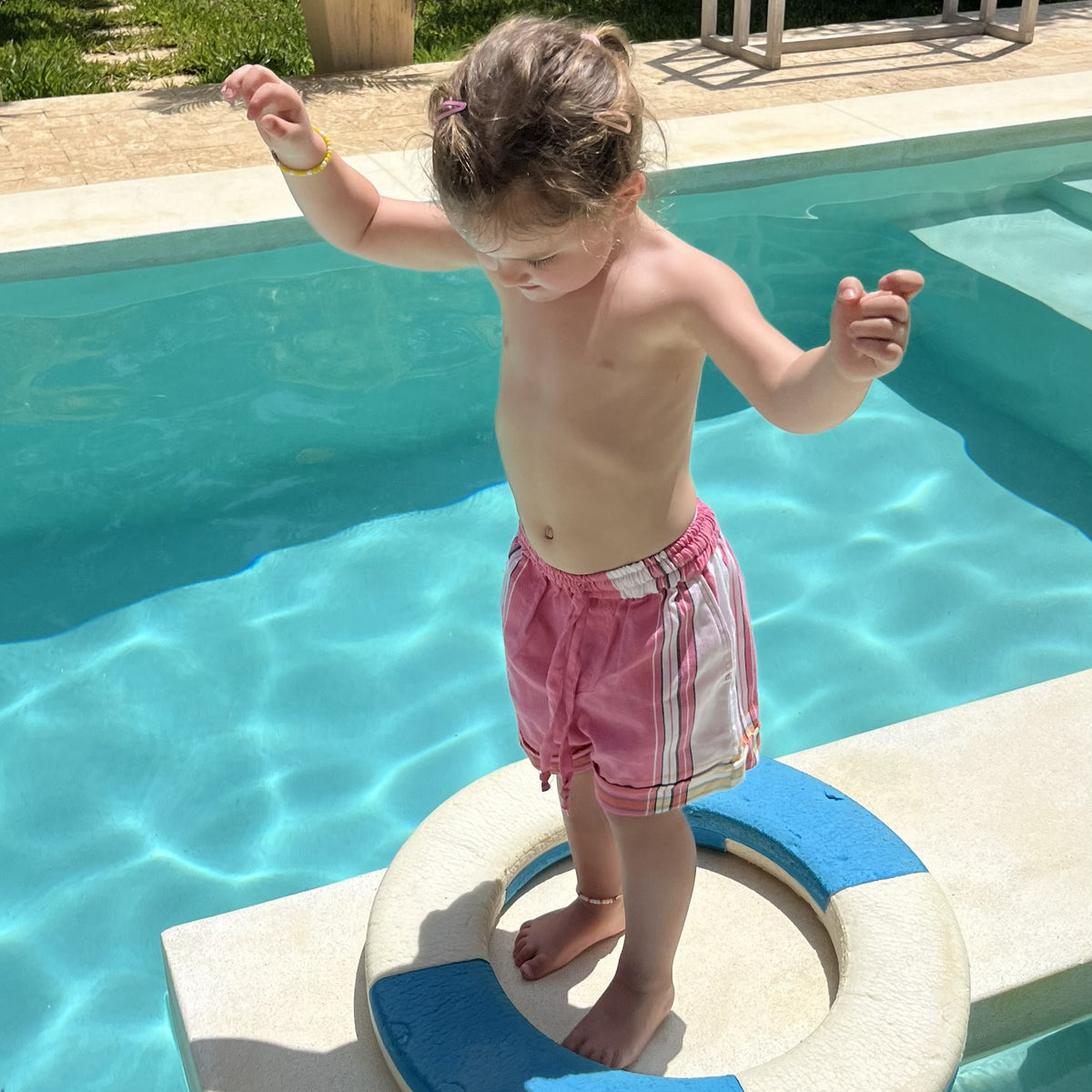 Children's Kikoy Beach Shorts